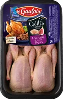 cailles farcies au foie gras