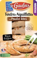 Tendres aiguillettes de poulet rôti