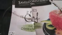 Pave de cerf creme et morilles x2