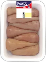 Escalopes de poulet blanc