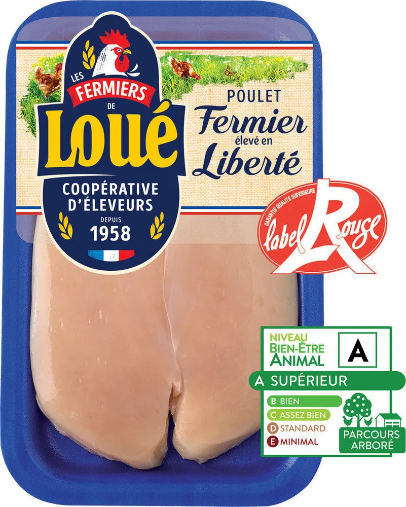 Filet de poulet fermier jaune
