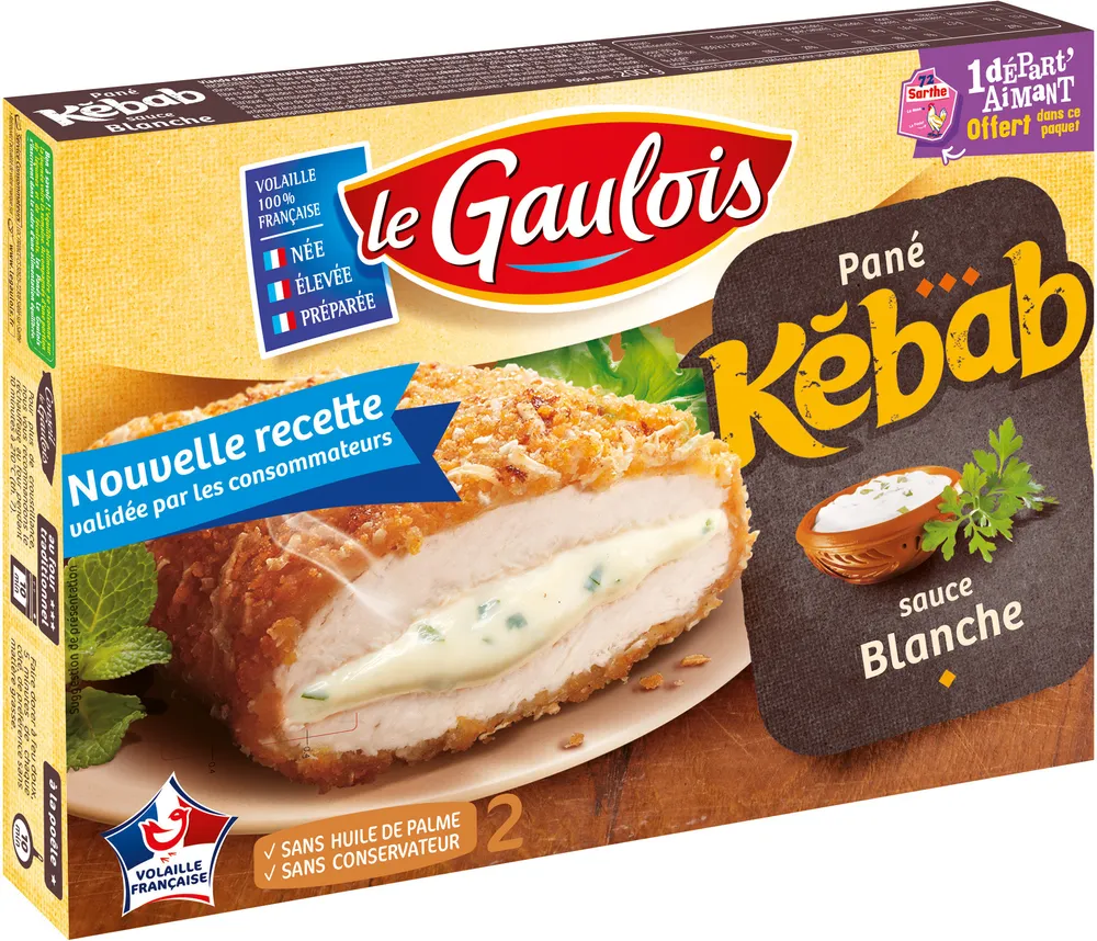 panés kebab x2
