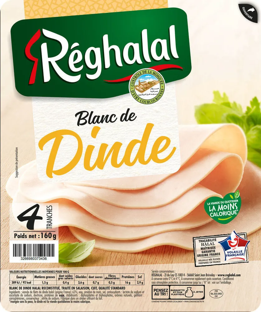 Blanc de dinde x 4 halal