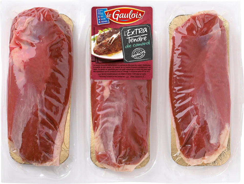 filets de canard extra tendre x3 s/vide