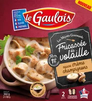 fricassée volaille sauce crème champignons s/étui