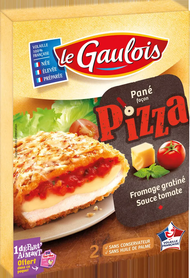 panés façon pizza x2