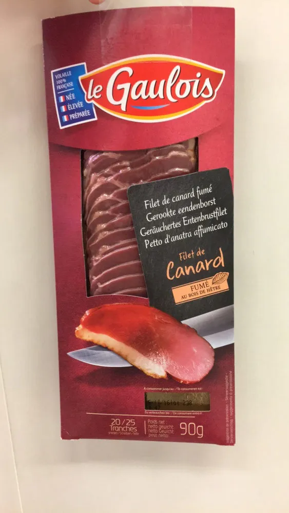 Filet de canard fumé