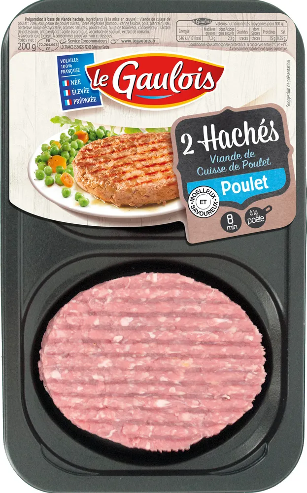 haché de poulet