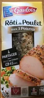 rôti de poulet aux trois poivres à partager