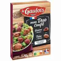 Mon Duo Confit Gésiers de volaille + Foies de volaille