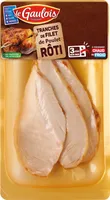 filets de poulet rôti tranchés x3 s/skin