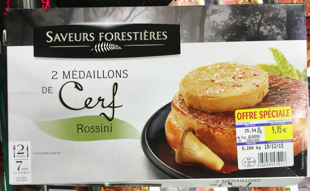 2 Médaillons de Cerf Rossini