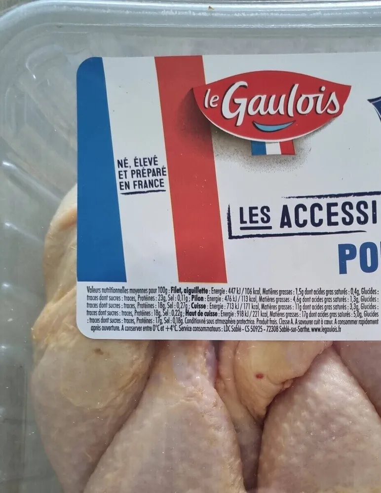 Les accessibles--cuisses de poulet avec dos