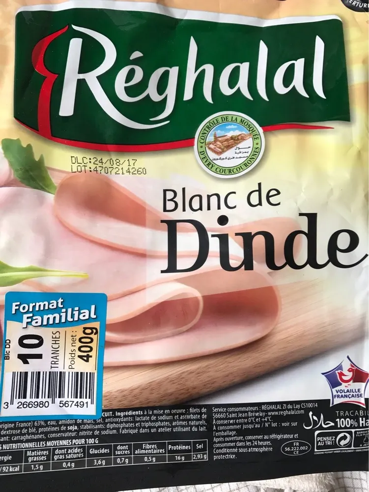 Blanc de dinde (format familial)