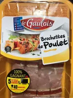 brochettes de poulet x 4 s/at