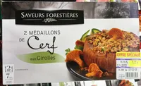 2 Médaillons de Cerf aux Girolles