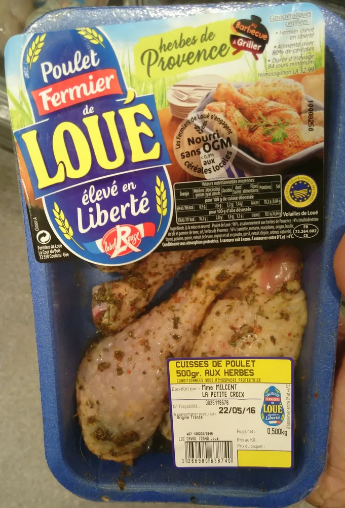 Cuisses de Poulet aux Herbes de Provence