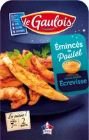 eminces de poulet ecrevisse