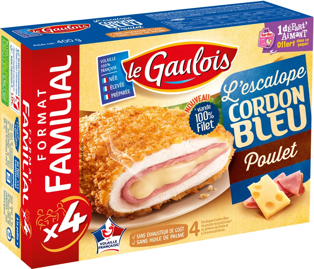 cordon bleu de poulet x2