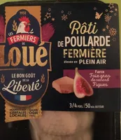 Rôti de poularde Loué Farci figues/foie gras