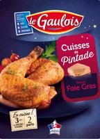 cuisses de pintade sauce foie gras