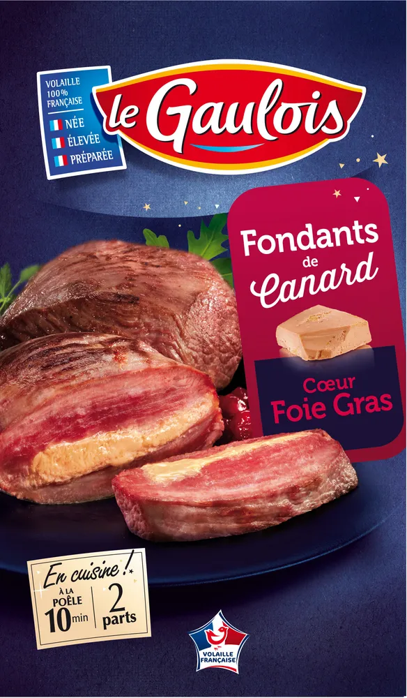 Fondant de Canard, Coeur Foie Gras