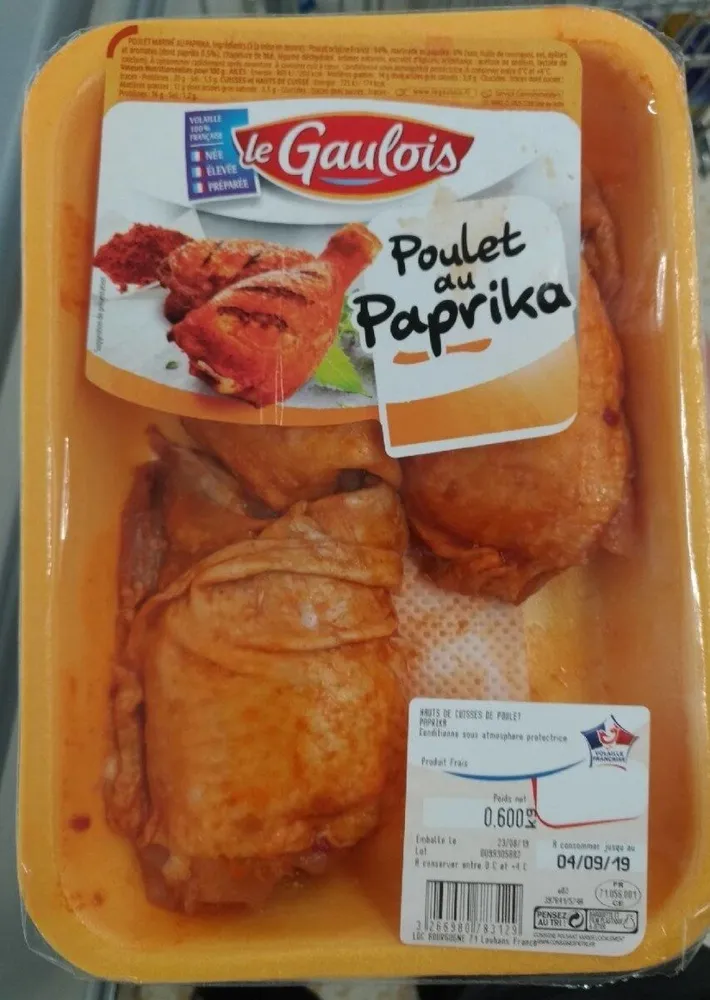 Poulet au paprika