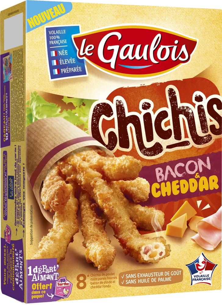 chichi de poulet bacon cheddar