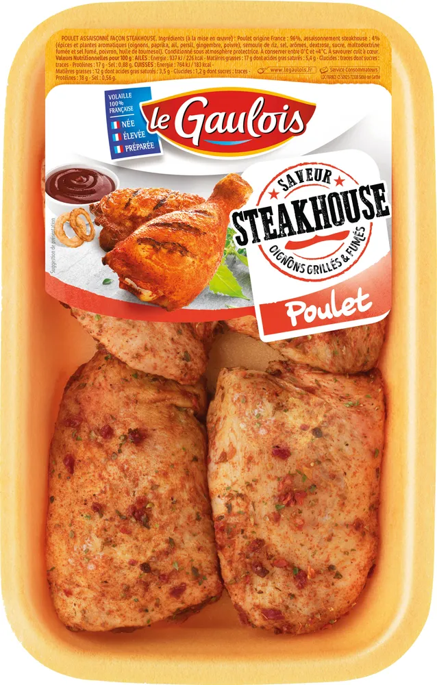 haut de cuisse de poulet x 4 steakhouse s/at