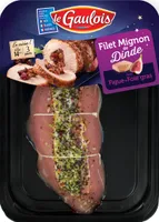 filet mirgnon de dinde farci figues et foie gras