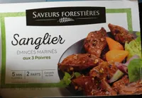 Sanglier émincés marinés aux 3 poivres