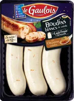 Boudins Blancs aux oignons confits x3