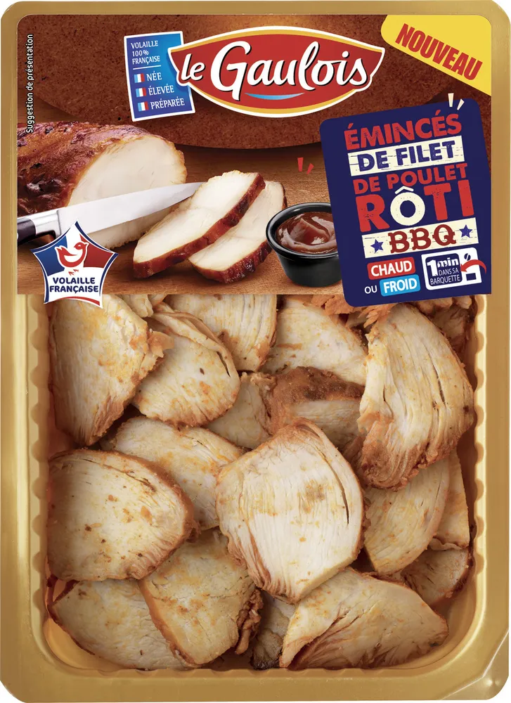 Emincés de filet de poulet rôti Barbecue