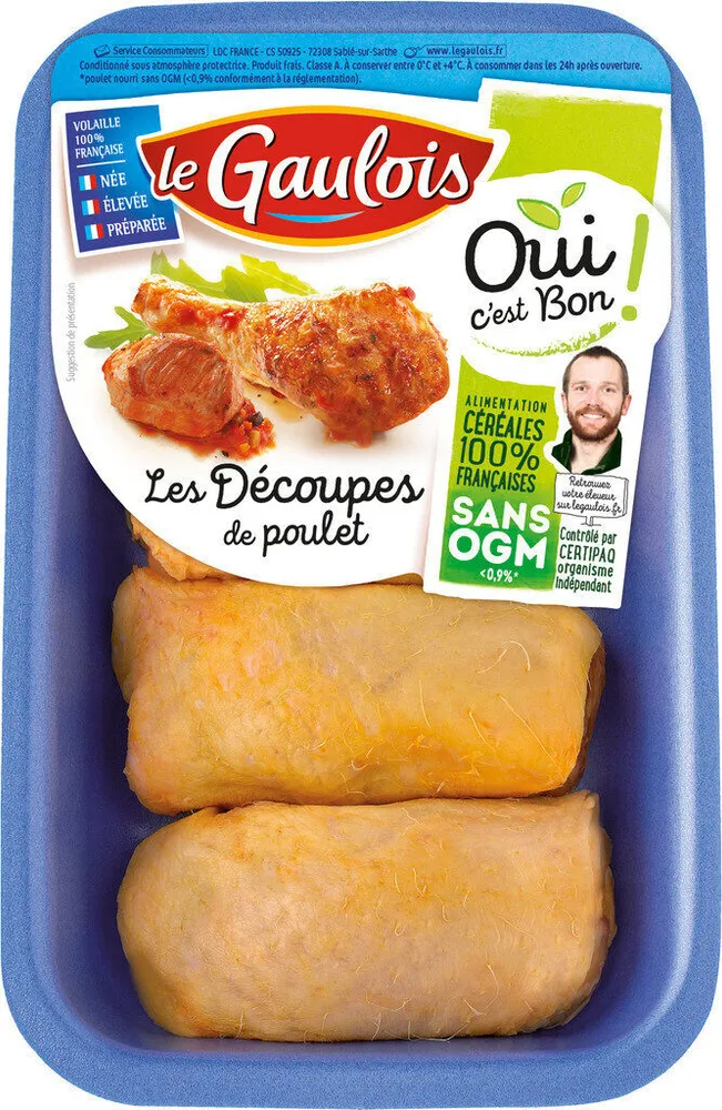 Les decoupes de poulet