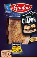 Rôti de chapon farci aux cèpes