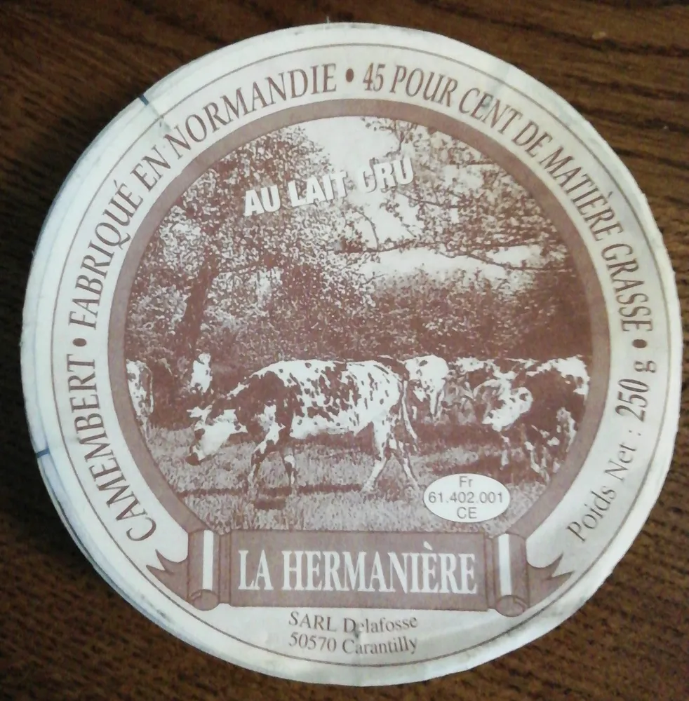 Camembert au lait cru 45% M.G.
