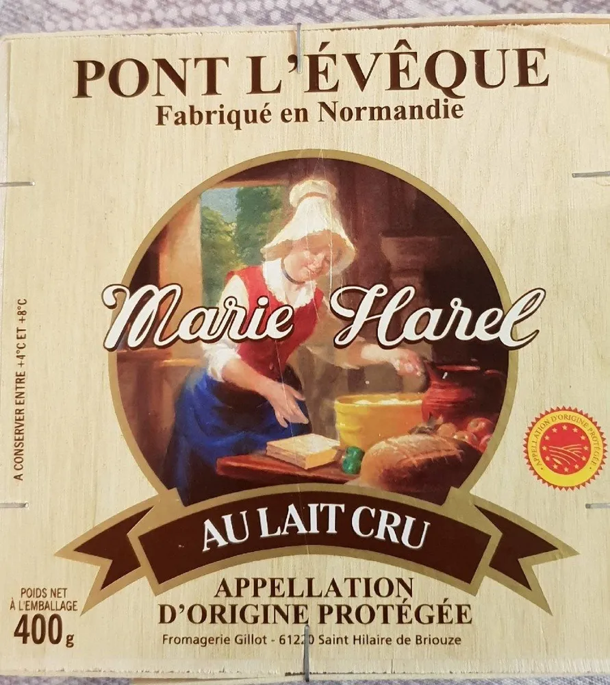 Pont l'évêque au lait cru