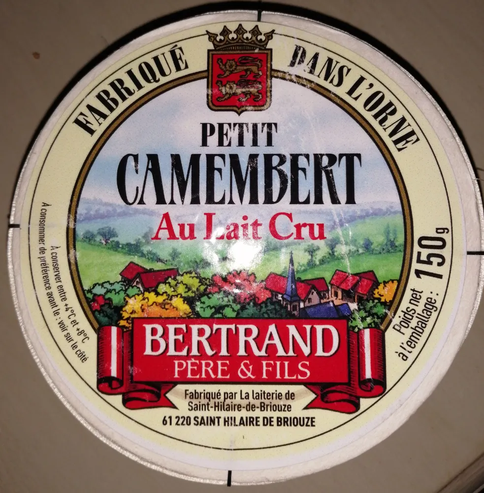 petit camembert au lait cru