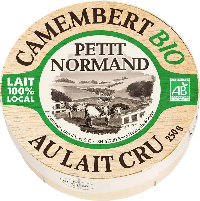 Camembert bio au lait cru