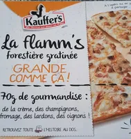 La flamme s forestière gratinée