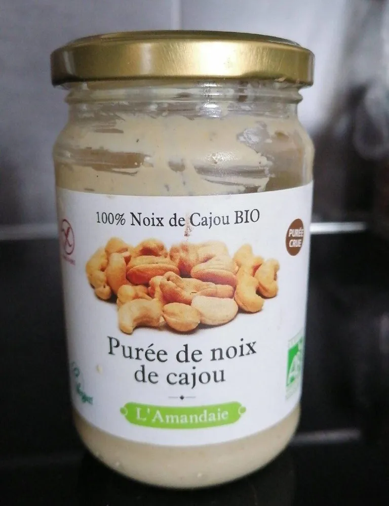 Purée de noix de cajou bio