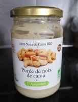 Purée de noix de cajou bio