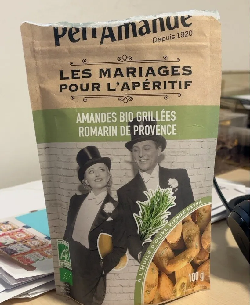 Amandes bio grillees romarin