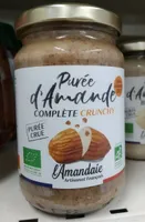 Purée d'amande complète crunchy