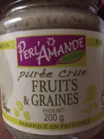 Purées  fruits secs et graines