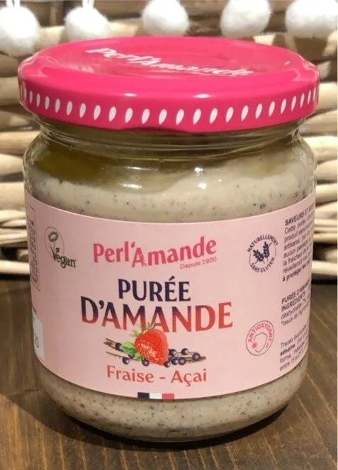 Puree d’amande Fraise-Açaï