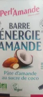 Barre énergie amande