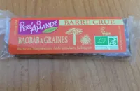 Barre crue baobab & graines