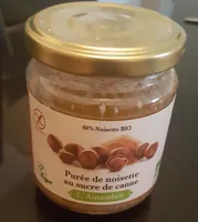 Purée de noisettes au sucre de canne