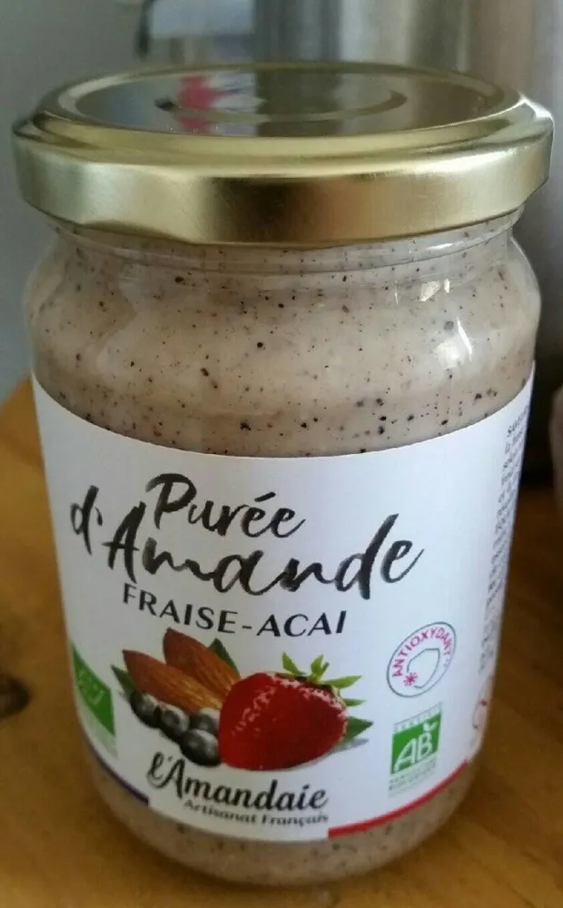 Purée d'Amande, Fraise et Açai